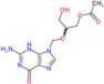 2-[(2-amino-6-oxo-3,6-dihydro-9H-purin-9-yl)methoxy]-3-hydroxypropyl acetate