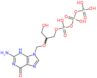 triphosphoric acid, mono[2-[(2-amino-3,6-dihydro-6-oxo-9H-purin-9-yl)methoxy]-3-hydroxypropyl] e...