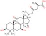 (2R,6R)-6-[(3S,5R,7S,10S,13R,14R,17R)-3,7-dihydroxy-4,4,10,13,14-pentamethyl-11,15-dioxo-2,3,5,6,7,12,16,17-octahydro-1H-cyclopenta[a]phenanthren-17-yl]-2-methyl-4-oxo-heptanoic acid