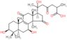 (3beta,7beta,20xi)-3,7,20-trihydroxy-11,15,23-trioxolanost-8-en-26-oic acid