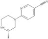 6-[(3R)-3-Methyl-1-piperazinyl]-3-pyridinecarbonitrile