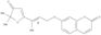 7-{[(2E)-3-(5,5-dimethyl-4-oxo-4,5-dihydrofuran-2-yl)but-2-en-1-yl]oxy}-2H-chromen-2-one