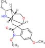 (2'R,3S,3'R,3a'S,6'R,8a'S)-2'-ethyl-1,6-dimethoxy-2',3',3a',4',8',8a'-hexahydro-1'H,6'H-spiro[indo…