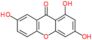 1,3,7-trihydroxy-9H-xanthen-9-one