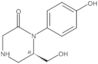 (6R)-6-(Hydroxymethyl)-1-(4-hydroxyphenyl)-2-piperazinone