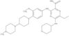 6-ethyl-3-[[3-methoxy-4-[4-(4-methyl-1-piperazinyl)-1-piperidinyl]phenyl]amino]-5-[(tetrahydro-2H-…