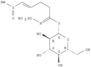 [[(E)-5-methylsulfinyl-2-[(2S,3R,4S,5S,6R)-3,4,5-trihydroxy-6-(hydroxymethyl)-2-sulfanyl-tetrahydropyran-2-yl]pent-4-enoyl]amino] hydrogen sulfate