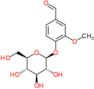 4-formyl-2-methoxyphenyl beta-D-glucopyranoside