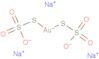 Sodium dithiosulfatoaurate