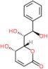 (5S,6R)-6-[(1R,2R)-1,2-dihydroxy-2-phenylethyl]-5-hydroxy-5,6-dihydro-2H-pyran-2-one (non-prefer...