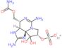 hydrogen (3aS,4R,9S,10aS)-2,6-diamino-4-[(carbamoyloxy)methyl]-10,10-dihydroxy-3a,4,9,10-tetrahydr…