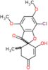 7-chloro-2'-hydroxy-4,6-dimethoxy-6'-methyl-3H,4'H-spiro[1-benzofuran-2,1'-cyclohex[2]ene]-3,4'-di…