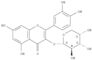 4H-1-Benzopyran-4-one,3-(a-L-arabinopyranosyloxy)-2-(3,4-dihydroxyphenyl)-5,7-dihydroxy-