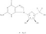 Guanosine-5',5'-C-d2,monohydrate (9CI)