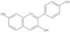 3,7-Dihydroxy-2-(4-hydroxyphenyl)-1-benzopyrylium