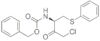 (R)-Phenylmethyl [3-chloro-2-oxo-1-[(phenylthio)methyl]-propyl]carbamate