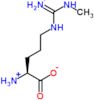 (2S)-5-{[(E)-amino(methyliminio)methyl]amino}-2-ammoniopentanoate