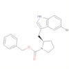 1-Pyrrolidinecarboxylic acid, 2-[(5-bromo-1H-indol-3-yl)methyl]-,phenylmethyl ester, (R)-