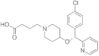 Ácido 1-piperidinobutanoico, 4-[(4-clorofenil)-2-piridinilmetoxi]-, (R)-