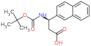 (βR)-β-[[(1,1-Dimethylethoxy)carbonyl]amino]-2-naphthalenepropanoic acid