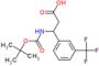 3-[(tert-butoxycarbonyl)amino]-3-[3-(trifluoromethyl)phenyl]propanoic acid