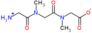 (2S)-4-amino-2-[methyl(N-methylglycyl)amino]-3-oxobutanoic acid