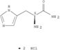 1H-Imidazole-5-propanamide, α-amino-, hydrochloride (1:2), (αS)-