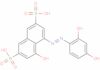 4-((2,4-Dihydroxyphenyl)azo)-5-hydroxynaphthalene-2,7-disulphonic acid