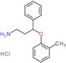 3-(2-methylphenoxy)-3-phenyl-propan-1-amine hydrochloride