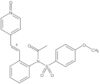 N-[(4-Methoxyphenyl)sulfonyl]-N-[2-[(1E)-2-(1-oxido-4-pyridinyl)ethenyl]phenyl]acetamide