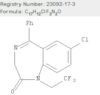2H-1,4-Benzodiazepin-2-one, 7-chloro-1,3-dihydro-5-phenyl-1-(2,2,2-trifluoroethyl)-