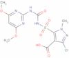3-chloro-5-[(4,6-dimethoxypyrimidin-2-yl)carbamoylsulfamoyl]-1-methyl- pyrazole-4-carboxylic acid