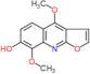 4,8-dimethoxyfuro[2,3-b]quinolin-7(9H)-one