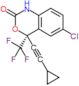 (4R)-6-chloro-4-(cyclopropylethynyl)-4-(trifluoromethyl)-1,4-dihydro-2H-3,1-benzoxazin-2-one