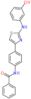 N-(4-{2-[(3-hydroxyphenyl)amino]-1,3-thiazol-4-yl}phenyl)benzamide