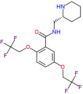 N-[(2R)-piperidin-2-ylmethyl]-2,5-bis(2,2,2-trifluoroethoxy)benzamide