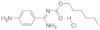 hexyl amino(4-aminophenyl)methylenecarbamate hydrochloride