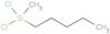 Dichloromethylpentylsilane