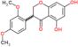 3-(2,4-dimethoxyphenyl)-5,7-dihydroxy-2,3-dihydro-4H-chromen-4-one