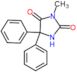 3-methyl-5,5-diphenylimidazolidine-2,4-dione