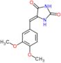 5-[(3,4-Dimethoxyphenyl)methylene]-2,4-imidazolidinedione