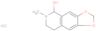 1,3-Dioxolo[4,5-g]isoquinolin-5-ol, 5,6,7,8-tetrahydro-6-methyl-, hydrochloride (1:1)