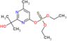 O,O-diethyl O-[2-(2-hydroxypropan-2-yl)-6-methylpyrimidin-4-yl] phosphorothioate