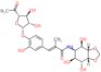 (2E)-3-{4-[(6-deoxy-beta-D-arabino-hexofuranosyl-5-ulose)oxy]-3-hydroxyphenyl}-2-methyl-N-[(3aS,4R…