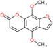4,9-dimethoxy-7H-furo[3,2-g]chromen-7-one