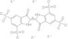 1H-Indole-5,7-disulfonic acid, 2-(1,3-dihydro-3-oxo-5,7-disulfo-2H-indol-2-ylidene)-2,3-dihydro-...