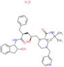 (2S)-1-[(2S,4R)-4-benzyl-2-hydroxy-5-{[(1S,2R)-2-hydroxy-2,3-dihydro-1H-inden-1-yl]amino}-5-oxopentyl]-N-tert-butyl-4-(pyridin-3-ylmethyl)piperazine-2-carboxamide hydrate (non-preferred name)