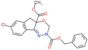 4a-Methyl 2-(phenylmethyl) 7-chloroindeno[1,2-e][1,3,4]oxadiazine-2,4a(3H,5H)-dicarboxylate