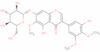 7-(beta-D-glucopyranosyloxy)-5-hydroxy-3-(3-hydroxy-4,5-dimethoxyphenyl)-6-methoxychromen-4-one