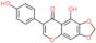 9-hydroxy-7-(4-hydroxyphenyl)-8H-[1,3]dioxolo[4,5-g]chromen-8-one
